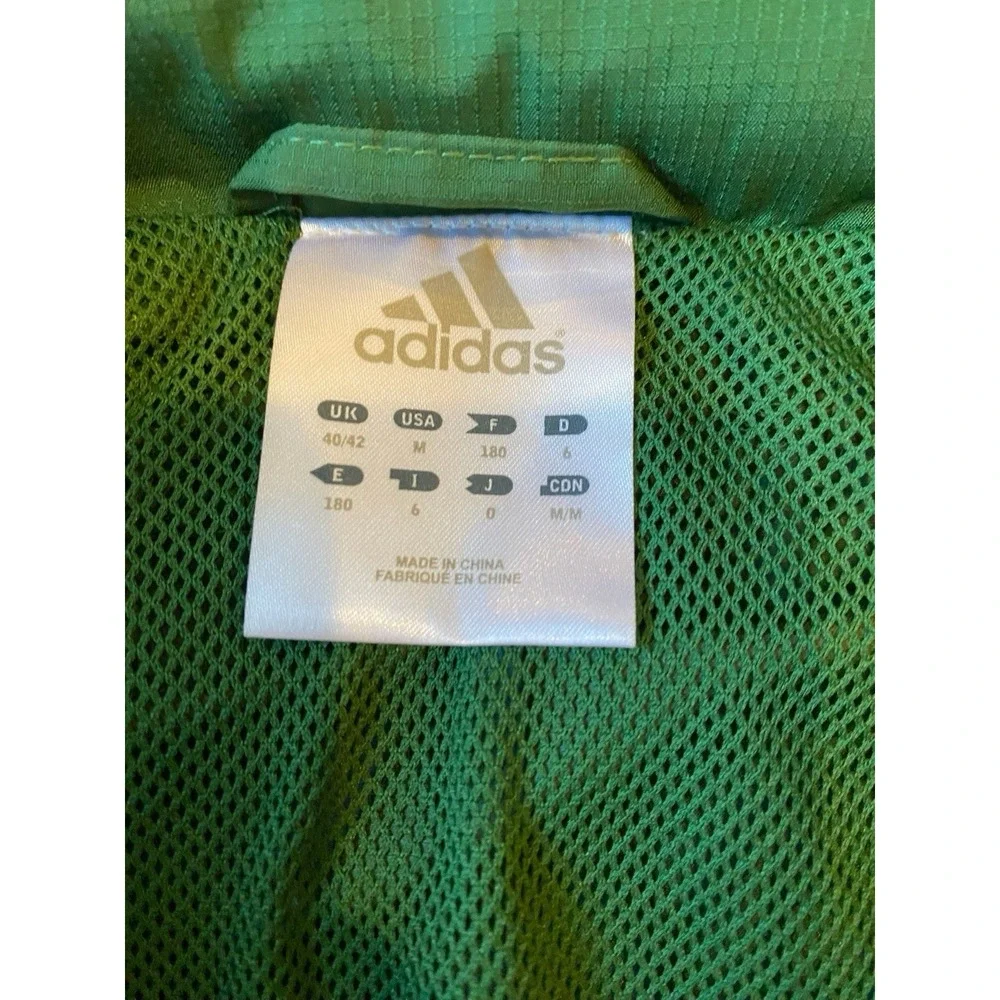 Adidas Portland Timbers Jacket Mens M Green Soccer MLS Vented Alaska Airlines